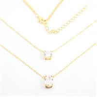 Collana Domar Gioielli Donna Collana argento 925 punto luce in Argento Cubic Zirconia NZB118200